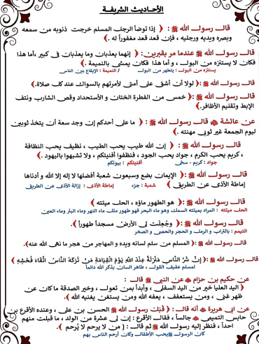 ملزمة دين اولى ثانوي2